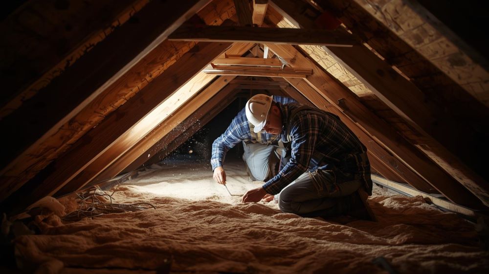 Des couvreurs entrain d'aider pour l’isolation des combles à Tours en 2026